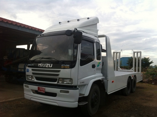ISUZU FVM  195 Hp วางหัว DECA กระบะบรรทุกรถเกี่ยวต่อใหม่ๆครับ(ทีมงานรถคุณภาพ)