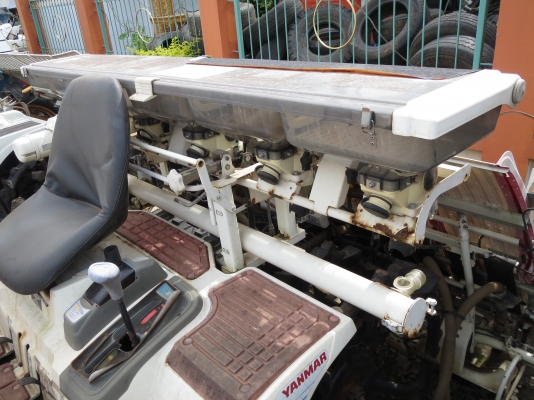 รถดำนั่งขับ Yanmar 6 แถว 6ล้อ รถมือสองญี่ปุ่น สภาพดี พร้อมใช้งาน