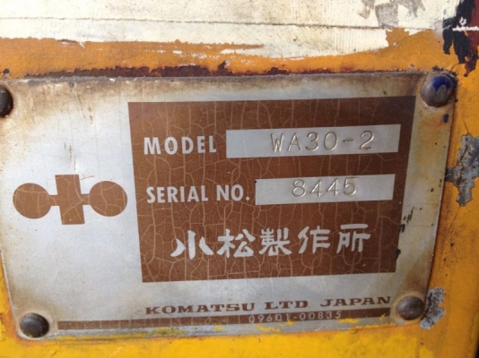 รถตัก WA 30 - 2  สนใจติดต่อ 081 - 6079515