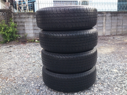 ขายงแม็ก ALL NEW ISUZU S-series พร้อมยางบริสโตร์ 245/70R16 ยางสัปดาห์ที่42 ปี12 จำนวน 1 ชุด