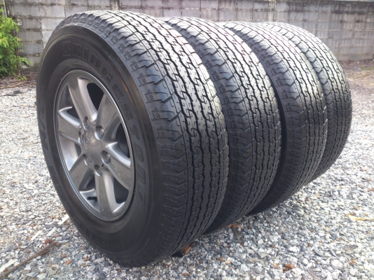 ขายงแม็ก ALL NEW ISUZU S-series พร้อมยางบริสโตร์ 245/70R16 ยางสัปดาห์ที่42 ปี12 จำนวน 1 ชุด