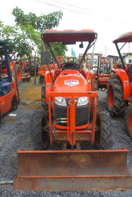 KUBOTA L3008 พร้อมใบมีดดันดิน ตราช้างและ โรตารี่ RX 163 พร้อมใช้สุดๆ