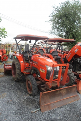 KUBOTA L3008 พร้อมใบมีดดันดิน ตราช้างและ โรตารี่ RX 163 พร้อมใช้สุดๆ