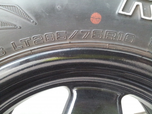 ขายล้อยาง 285 75 16 MUTSTAR พร้อมแม็กลายเบรดเล่