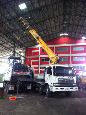 ขาย-ให้เช่ารถบรรทุก HINO,ISUZU 12 ล้อ 2 เพลา ติดเครน 16 ตัน สภาพใหม่ 089-551-2032