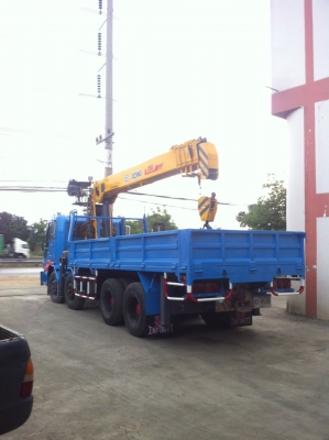 ขาย-ให้เช่ารถบรรทุก HINO,ISUZU 12 ล้อ 2 เพลา ติดเครน 16 ตัน