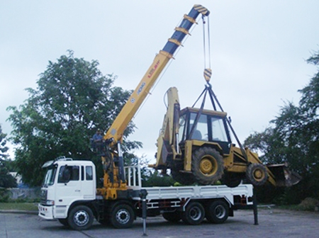 ขาย-ให้เช่ารถบรรทุก HINO,ISUZU 12 ล้อ 2 เพลา ติดเครน 16 ตัน