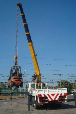 ขาย-ให้เช่ารถบรรทุก HINO 12 ล้อ 2 เพลา ติดเครน 16 ตัน