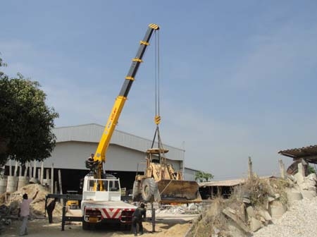 ขาย-ให้เช่ารถบรรทุก HINO 12 ล้อ 2 เพลา ติดเครน 16 ตัน