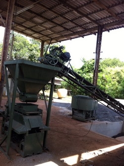 ขายเครื่องอัด อิฐบล๊อคไฮโดรลิค 4 ก้อน