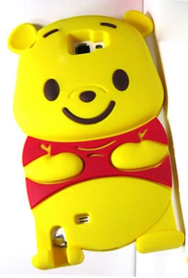 ขายเคสซิลิโคน Pooh Bear 3D ซัมซุงกาแล็คซี่ Samsung Note2