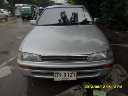 ขายToyotaสามห่วง1.6เกียร์ออโต้ไฟฟ้าทั้งคันติดแก็สLPGแม็ก14ขับดีตัวถังมีผุบ้างครับ