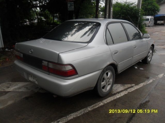 ขายToyotaสามห่วง1.6เกียร์ออโต้ไฟฟ้าทั้งคันติดแก็สLPGแม็ก14ขับดีตัวถังมีผุบ้างครับ