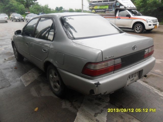 ขายToyotaสามห่วง1.6เกียร์ออโต้ไฟฟ้าทั้งคันติดแก็สLPGแม็ก14ขับดีตัวถังมีผุบ้างครับ