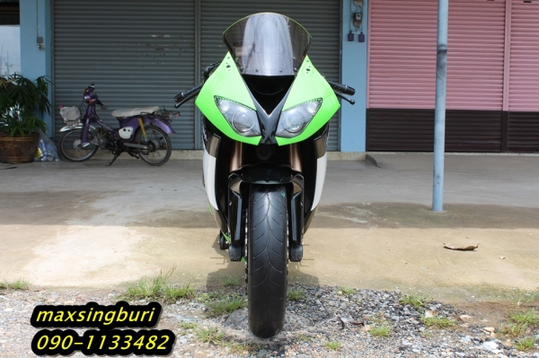 แม็กสิงห์บุรี//KAWASAKI ZX-10 ปี 2009 สภาพสวย รถออกศูนย์ ทะเบียนแท้โอนขนส่ง 415000 (รับเทิร์น)