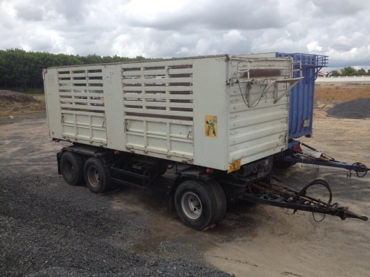 ขายรถพ่วง 22 ล้อ 2 เพลา แม-ลูก ขายแล้ว 3300000 กระบะเหล็กสามมิตรคอกเกษตรดั้ม ISUZU FXZ 360 ปี.52 รถสวย จัดไฟร์แน้นได้ สนใจโทร