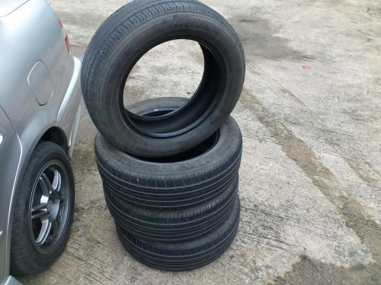 ยาง yokohama advan 205/60 R16 ปี 12 ขายถูก