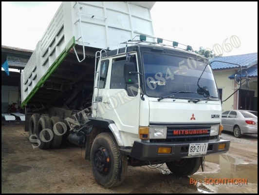 ขายด่วน รถบรรทุก 10 ล้อ ดั้ม MITSUBISHI FUSO 527M-TD 195 แรง สภาพเดิมๆ พร้อมใช้งาน ราคาสุดคุ้ม