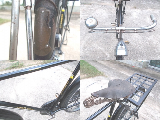 ขายจักรยานโบราณอังกฤษ ฮัมเบอร์ คิงจอร์ทเพลททองเหลือง 28 รุ่นชาย สภาพ เป้ อารักษ์ มีรูปครับ