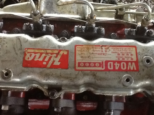 HINO WO4D 120HP พร้อมใบคลุมยกลงใส่เครื่องใหญ่กว่าฟิดจัดรับประกันชินงานครับ