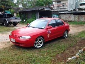 ขายรถ HYUNDAI ELANTRA 1.8 GLS ปี 1996 สีแดง เกียร์ธรรมดา