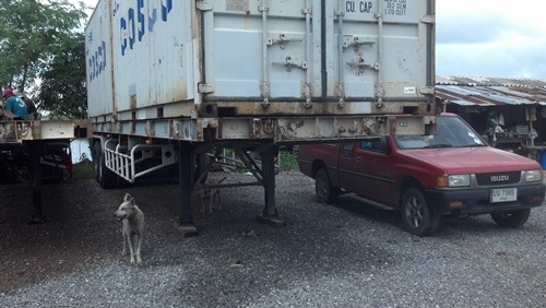 ขายหางพื้นเรียบ 2 เพลาของ PANUS ยาว 12.5 เมตร