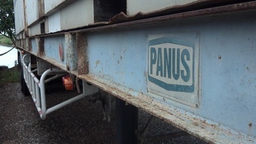 ขายหางพื้นเรียบ 2 เพลาของ PANUS ยาว 12.5 เมตร