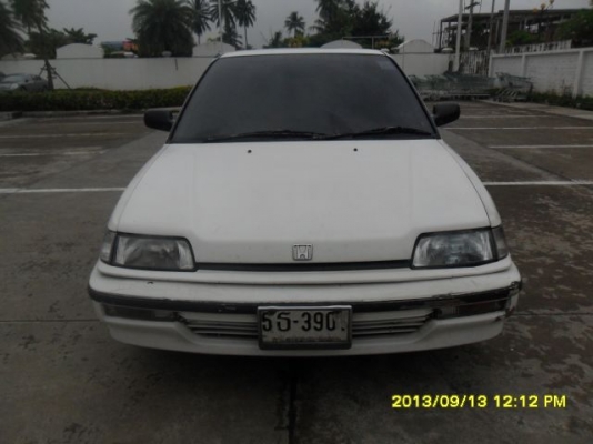 ขายHonda Civicไฟท้ายสองชั้นปี90เครื่องเดิม1.5เกียร์ออโต้ติดแก็สLPGเพาเวอร์กระจกไฟฟ้าขับดีมากขายถูกครับ