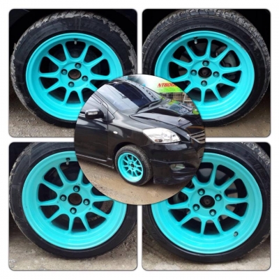 ขายแม็กมือ2 RF1(K-Speed)ขอบ15 กว้าง 8 4รู100+ยางปี12 ราคา 12,500 บาทถูก