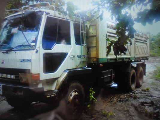 ขายรถบรรทุกดั้ม 2 เพลา MITSUFUSO TF 2540 TURBO 220 แรงกะบะสามมิตรลอนเฉียงเครื่องดีคัสซีสวยทะเบียนเต็ม