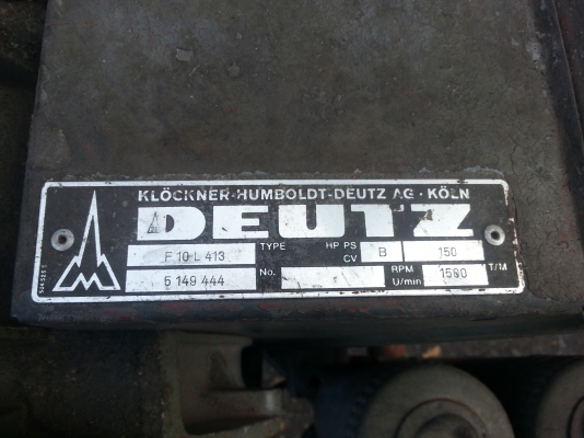 เครื่องใส่รถยิงปูน DEUTZ F8L413 F10L413
