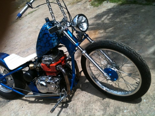 ขาย รถยิงเฟรม CB250 สีเพ้น สวยที่สุดคับ