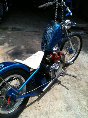 ขาย รถยิงเฟรม CB250 สีเพ้น สวยที่สุดคับ