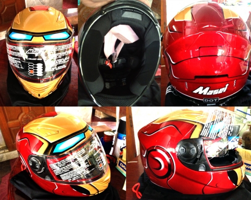 ขายหมวกกันน็อค iron man