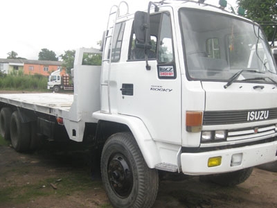 ขาย Roc 240 สิบล้อสองเพลาพื้นเรียบวางตู้ยาว 7.2 m โทร 088-4501277