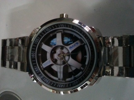 ขายนาฬิกา รูปล้อ Volk Racing Rays TE37 น้ำตาลทอง