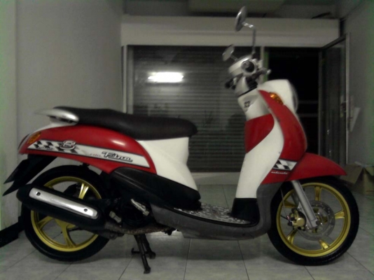 ขออนุญาติขาย Yamaha Fino 115 cc. วิ่งเพียง 9,xxx โล สภาพสวย ล้อแม็ก