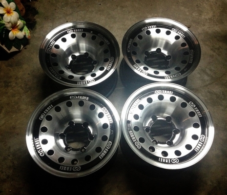 ขายล้อหยดน้ำ Enkei แท้ ขอบ 15x8.5 ET-20 6/139.7 สภาพสวยกริ๊ป