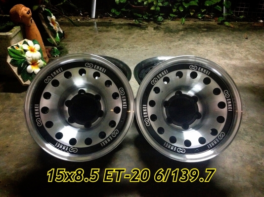 ขายล้อหยดน้ำ Enkei แท้ ขอบ 15x8.5 ET-20 6/139.7 สภาพสวยกริ๊ป