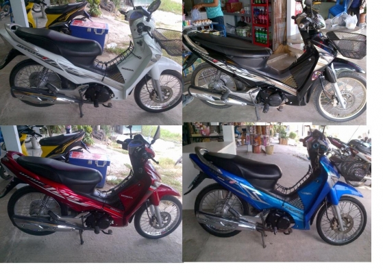 ขายเหมา4คันเวฟ125iสต๊าทมือ3คัน สีดำไม่มีสต๊าทมือ1คัน ท่อดำทั้ง3คัน ปี54 รถเดิม เครื่องแน่นสีสวย ทะเบียนโอน ภาษีไม่ขาด ส่งได้!