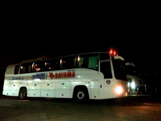 ขายรถบัส Scania K124IB ห้าง ตัวถังอู่พานทอง แอร์ Nippon Denso LD8