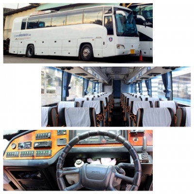 ขายรถบัส Scania K124IB ห้าง ตัวถังอู่พานทอง แอร์ Nippon Denso LD8