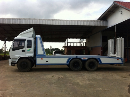 ISUZU FVM  195 Hp วางหัว DECA กระบะบรรทุกรถเกี่ยวต่อใหม่ๆครับ(ทีมงานรถคุณภาพ)