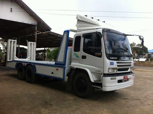 ISUZU FVM  195 Hp วางหัว DECA กระบะบรรทุกรถเกี่ยวต่อใหม่ๆครับ(ทีมงานรถคุณภาพ)