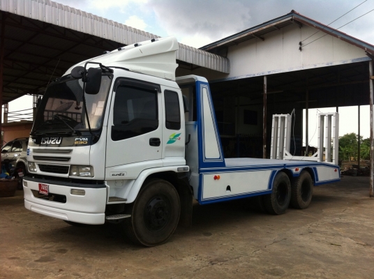 ISUZU FVM  195 Hp วางหัว DECA กระบะบรรทุกรถเกี่ยวต่อใหม่ๆครับ(ทีมงานรถคุณภาพ)