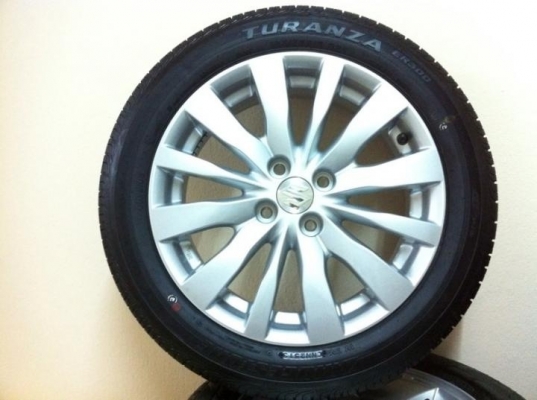 ขายล้อแม็ก Suzuki SWIFT 16". พร้อมยางป้ายแดง ปี13 สวยมาก