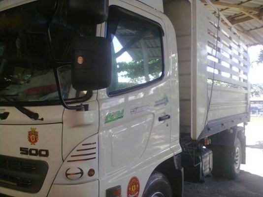 รถฮีโน่ 6 ล้อดั้ม FC9J  175  แรงม้า  ปี 53  ( รถทำงาน  6x,xxx  กม. )  สนใจติดต่อ 081 - 6079515