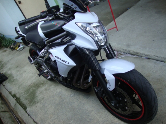 ขาย ER6n abs ปี 2012 (สีขาว) วิ่ง 8000 กก ขาย ER6n abs ปี 2012 (สีขาว) วิ่ง 8000 กก