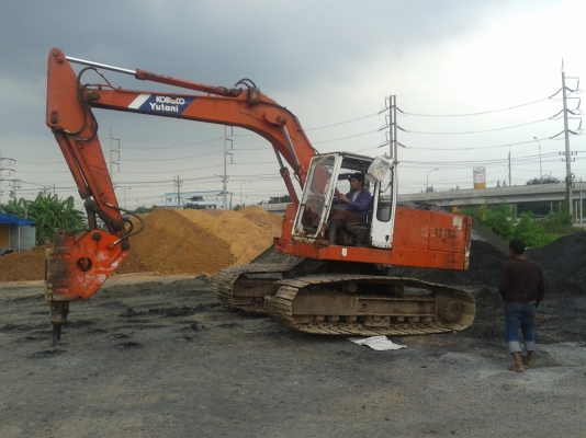 ขายหัวเจาะแบคโฮ120ยี่ห้อNPKเบอร์7สภาพเก่านอก