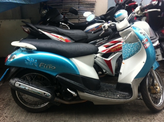 yamaha fino ปี52 เครื่องดี เดิม ภาษีเต็ม